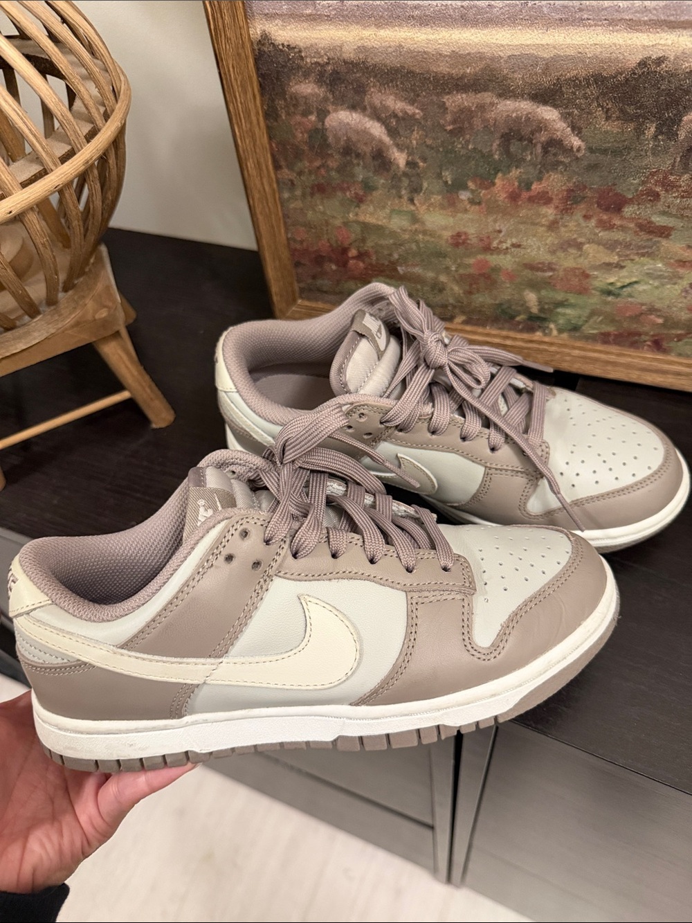 Women’s Nike dunk low bone beige